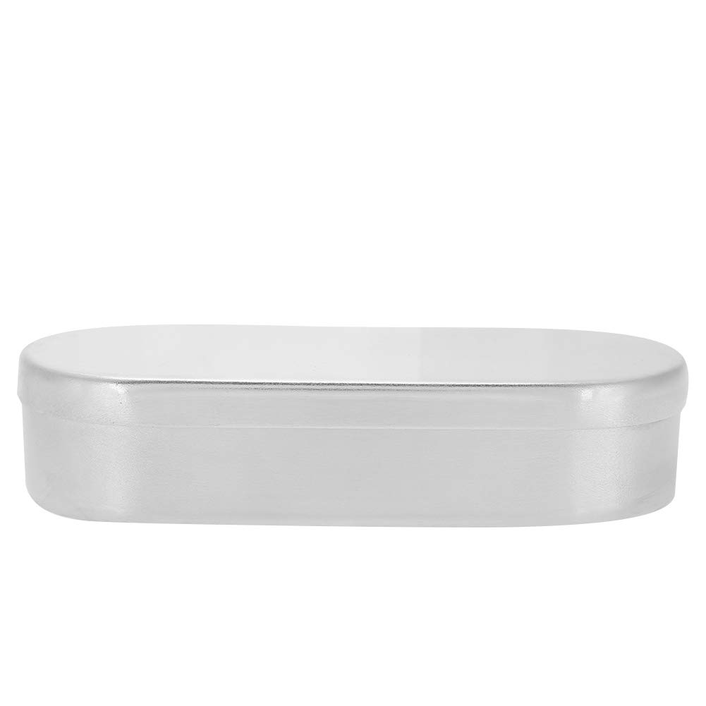 Bandeja esterilizadora para instrumental dental y de uñas, caja de desinfección de 13,5 cm, contenedor de esterilización de aluminio de alta temperatura para herramientas de manicura y odontología.