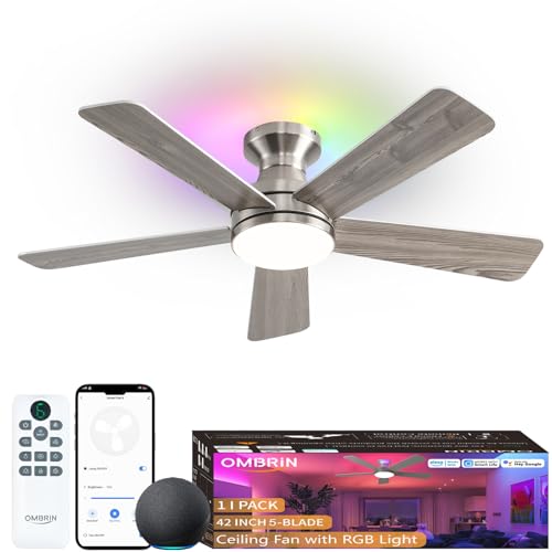 42-Inch Ombrin Flush Mount Fan