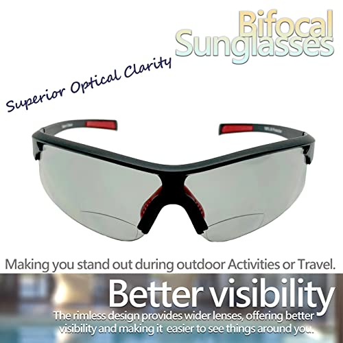 Outdoor Sports Sunglasses for Men & Women TR90 Frame Bifocal UV Protection3