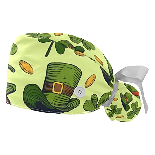 Chapeau de travail respirant JDEZ lot de 2 casquettes bouffantes unisexes
