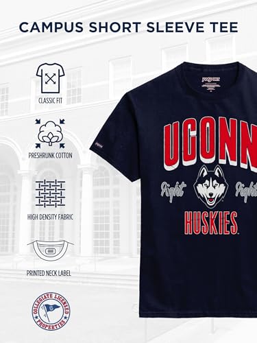 Image of JanSport NCAA Officially Licensed Campus Short Sleeve T Shirt for Men, Soft & Breathable Pre-Shrunk Cotton Crewneck T Shirt