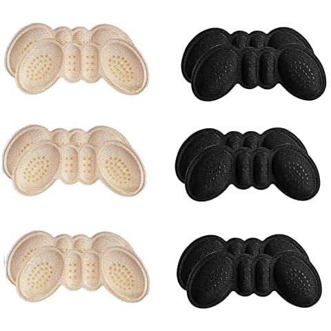 FonsBleaudy Heel Cushion snugs Inserts Shoe Pads for Loose Shoes Too Big Inserts Grips Liners Heel Blister Protectors for Women Men (6 Pairs Thick) Cover