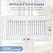 10 x 4 Inch [Duct Opening] Air Vent Covers for Wall or Ceiling - High Airflow 2 Way Steel Ventilation - Adjustable Wall/Ceiling Register, 11-3/4 Inch x 5-3/4 Inch [Overall Dimensions]