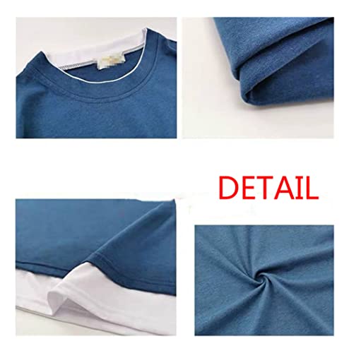 Ensemble t-shirt patchwork homme vert pour les journées d'été