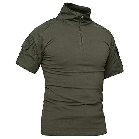 LilyChan Men's Tactical Short Sleeve Shirt Cover
