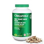Organika Canadian-Made Red Yeast Rice Plus- Plant Sterols, Cholesterol Support- 180vcaps
