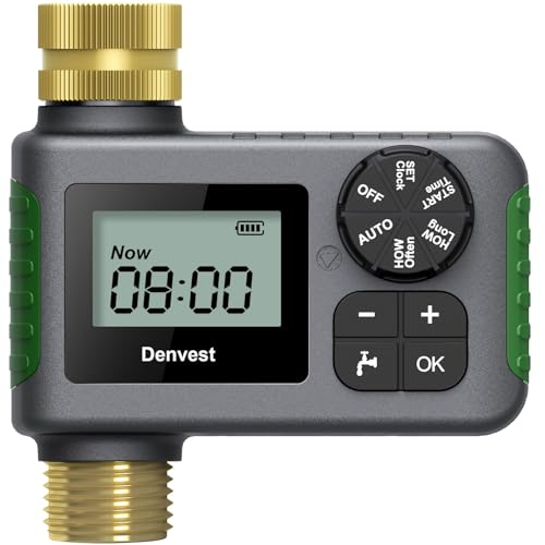 Denvest SGW05GN-TT-A Hose Timer With Brass Inlet & Outlet cover