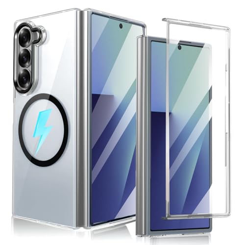 YQODSZ Samsung Galaxy Z Fold 7 NAP[X }OlbgOt [MagsafeΉ] t{fB X ^P[X rgC XN[veN^[ h~ یP[X Z Fold 7p ubN