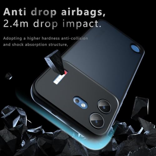 Image of Phone Case for Nothing Phone 4B, Matte PC+TPU Cover, Air Bag Corners, Anti-Fingerprint, Never Turns Yellow, Micro Arc Edge, Skin-Friendly Feel, Black