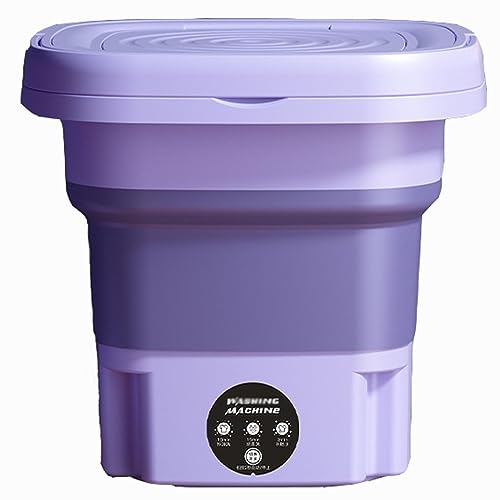 Portable Washing Machine, Large Capacity Mini Washing Machine, Three Modes, Foldable Deep Clean Semi-Automatic Washing Machine Suitable for Washing Small Clothes, Baby Clothes, Underwear, Socks ( Colo