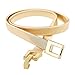 Tanpie Skinny Waist Belt of Women Elastic Metal Stretch Chain Belt Gold Medium