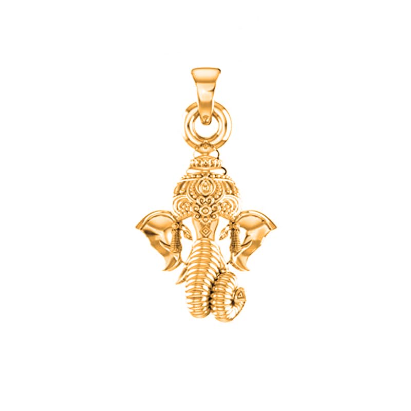 Pendentif Ganesh argent 92.5 % anti-ternissement pour peau sensible