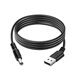 PREMIER ADAPTER 5.5mm * 2.1mm USB 2A 90cm Black Charger Power Cable Lead 5V 4.5V
