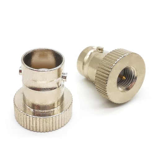 Adaptador coaxial BNC hembra a SMA macho, pack 2 miniatura 6