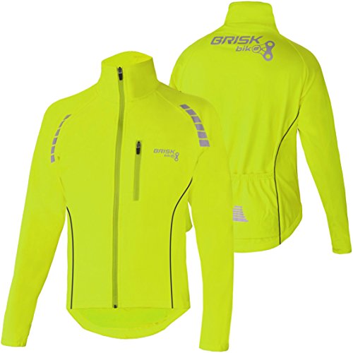 Chaqueta ciclismo Brisk Bike verde talla S miniatura 1