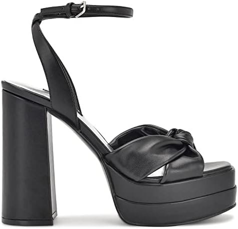Nine West Women's Vivid Heeled Sandal, Black 001, 11 | Image 1