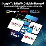 32 Inch 4K Smart Monitor with Google TV System 3840 * 2160P Netflix Licensed Type C 65W PD Speakers 5W*2 Dolby Audio Hey Google Voice Remote HDR WiFi Bluetooth VESA Tiltable 32 in Smart TV - Image 4