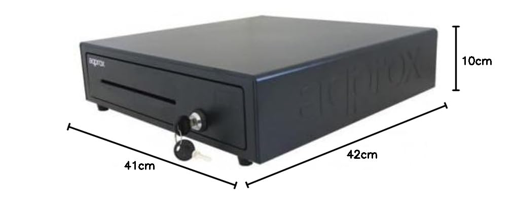 Cassetto Portamonete approx! CASH01Usb Nero