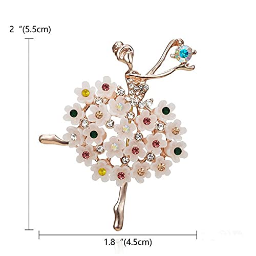 Image of Animal brooch Women's Fashion Unique Crystal Rhinestone Vintage Enamel Lapel Safety Pin, Clothing Jewelry Clothing Backpack Jacket Hat Decoration DIY