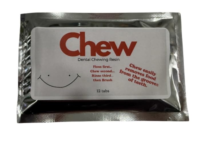 Image of Chew Dental Chewing Resin, Anti-Cavity Formula for Kids, 24 Tabs