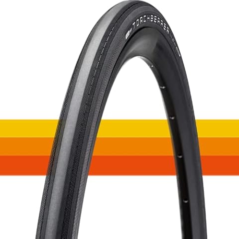 AMERICAN CLASSIC Road Bike Tire, Replacement Tire for Road Bicycle, All-Weather - Torchbearer, 700 x 25c, 700 x 28c, 700 x 32c (700 x 25c - Black - Tubeless) Cover