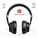 RCA [Upgraded] Active Noise Cancelling Headphones, Over Ear Wireless Bluetooth Headset with CVC 6.0 Mic, 30Hrs Playtime, Foldable Soft Protein Earpads Earphones for Travel Work TV PC Phone
