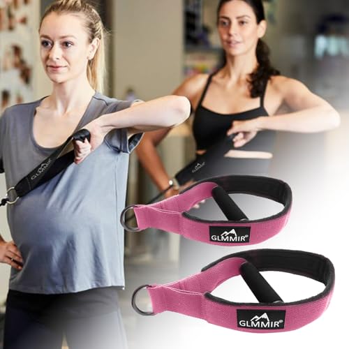pilates double loop straps for pilates reformer fitness metal d ring straps handle pilate accessories yoga wristbands exercise straps for gym home workout 2pcs