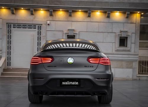 Image of WALLMATE Charcol Black Car Wrap, UV Resistant, Bike Sticker Cut-to-Fit for Scooty, Motorcycles, Cycle & Interior or Exterior Decoration, Easy Peel & Stick Vehicle Vinyl Sheet (Charcol Black, 20X84 IN)