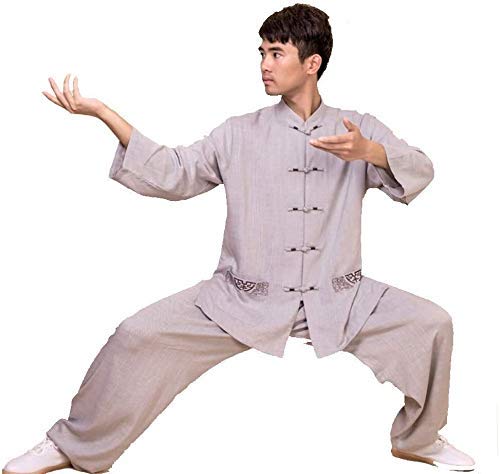Tai Chi odzież do sztuk walki mundury unisex Tai Chi mundurowa odzież, bawełna Qi Gong sztuki walki skrzydło Chun Shaolin Kung Fu Taekwondo odzież treningowa dla mężczyzn kobiet chiński kung fu