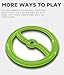 Bionic by Outward Hound Toss N' Tug Durable Tough Fetch Toy for Dogs, Green