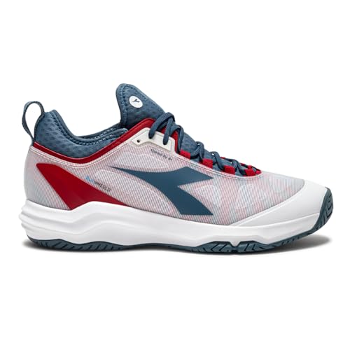 Image of Diadora Mens Speed Blushield Fly 4 Plus All Ground Tennis Sneakers Shoes - Grey
