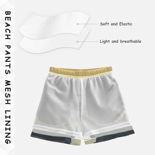 Airplane on Airport Boys Swim Trunks Kids Toddler Beach Board Shorts Teen Quick Dry Bathing Suit Swimsuit4