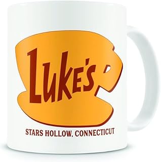 Luke's Diner-Kaffeetasse, inspiriert von Gilmore Girls, ideales Weihnachten, Retro-TV-Show-Sammeltasse für Tee, Geschenk, Herbstbecher, 325 ml (Luke's Diner)
