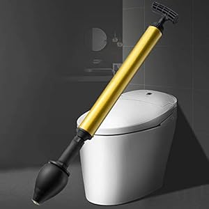 Opblaasbare Wc Plunger, Krachtige Hoge Druk Geschikt Zeker Afvoer Plunger Afvoer Reiniging Tool Wc Bagger Klomp Remover:
