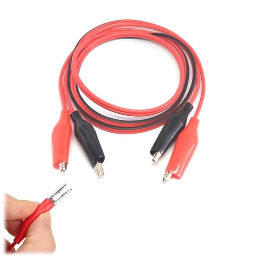 Crocodile Clips Electrical Stamping Double Ended for Test with Clips Circuit Connection Experiment Electrical Testing