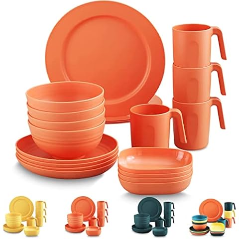 Kyraton 20-Piece Unbreakable Dinnerware Set Cover