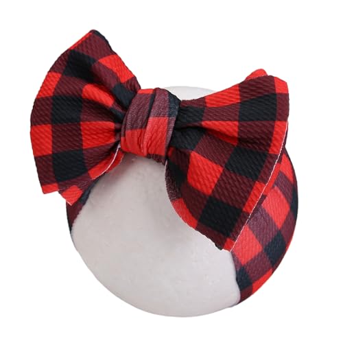 KIDOCHEESE Christmas Baby Headbands Big Hair Bows Wide Headwraps Oversized Hairbands Hair Accessories for Baby Girls Newborns Infants Toddlers4
