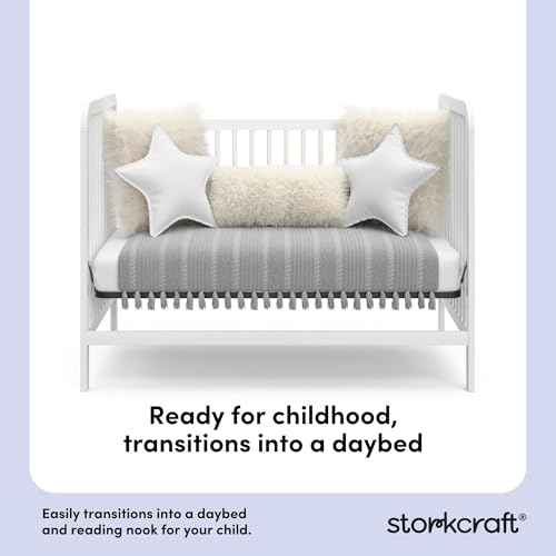 Image of Storkcraft Pasadena 3-in-1 Convertible Crib, White