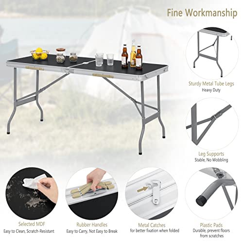 WOLTU Tavolo Campeggio Pieghevole da Giardino in