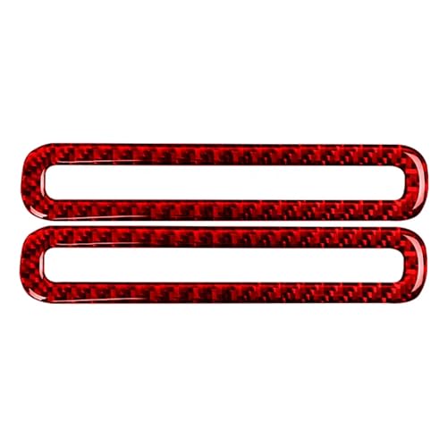 Autocollant Rouge Cadre de Sortie d'Air de Dégivrage pour Mustang GT 15-21