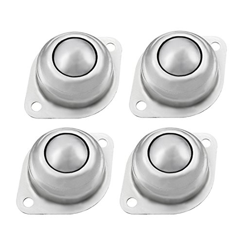 Aexit CY-30A 1-1/4 Transmission Parts Inch Carbon Steel Roller Ball Flange Conveyor Transfer Bearing 4pcs Model:29as501qo626