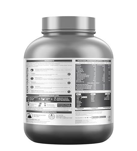 Image of MuscleBlaze Biozyme Performance Whey Protein Powder | Rocky Road Fudge (2kg / 4.4lbs) | 25g Protein Per Scoop | Clinically Tested 50% Higher Protein Absorption