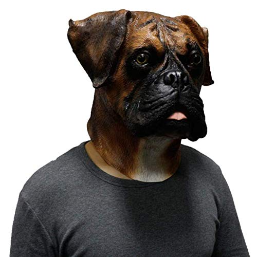 HENGYUTOYMASK Latex Animal Head Mask Halloween Fancy Dress Up Rubber Carnival Party Masquerade