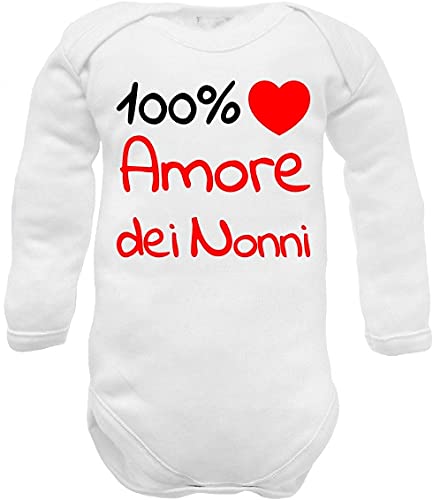 body neonato festa dei nonni in caldo cotone (wccml 00: 0-3 mesi)