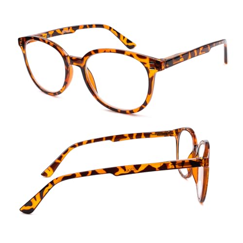 Image of SIGVAN 3 Pack Reading Glasses Spring Hinge Stylish Readers Black /Tortoise for Men and Women