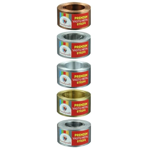 Image of REMEDYWALA Vastu Metal Strips (8 feet Each for All 5 Strips)