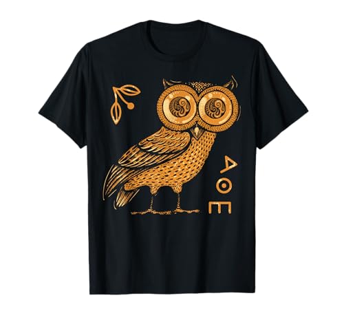 Athena's Owl - Mitología griega - Grecia antigua Camiseta