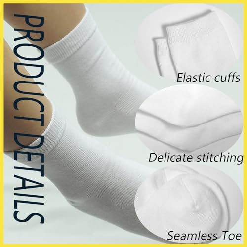 Boys Crew Dress Socks Cotton Seamless Toddler Socks for Kids Boys Girls Uniform School 2 Pack Sock2