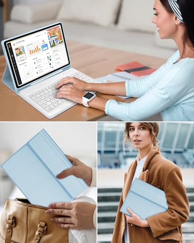 Image of for Samsung Galaxy Tab S11 Ultra Keyboard Case 14.6 inch 2025, Magnetically Detachable Wireless Bluetooth Keyboard, Multi-Angle Stand, PU Leather Folio Cover with S Pen Holder for Galaxy Tab S11 Ultra