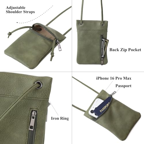 Image of Small Crossbody Women Cell Phone Purse Wallet Bag With Shoulder Strap